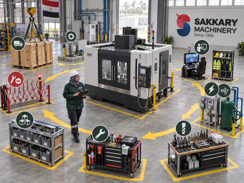 Industrial planning concept for factory layout planning - SAKKARY MACHINERY