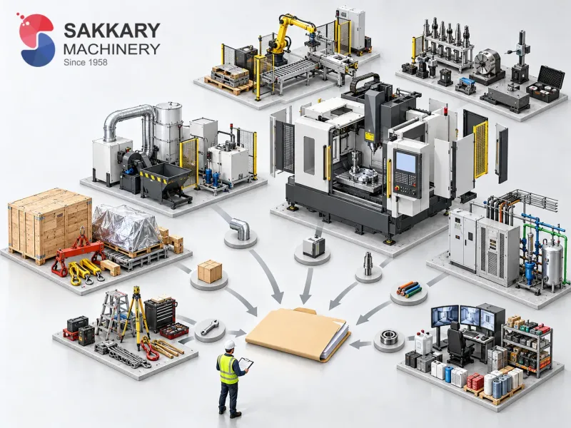 Industrial illustration for How to Estimate Machinery Cost in a Feasibility Study, SAKKARY MACHINERY Industrial Knowledge Center
