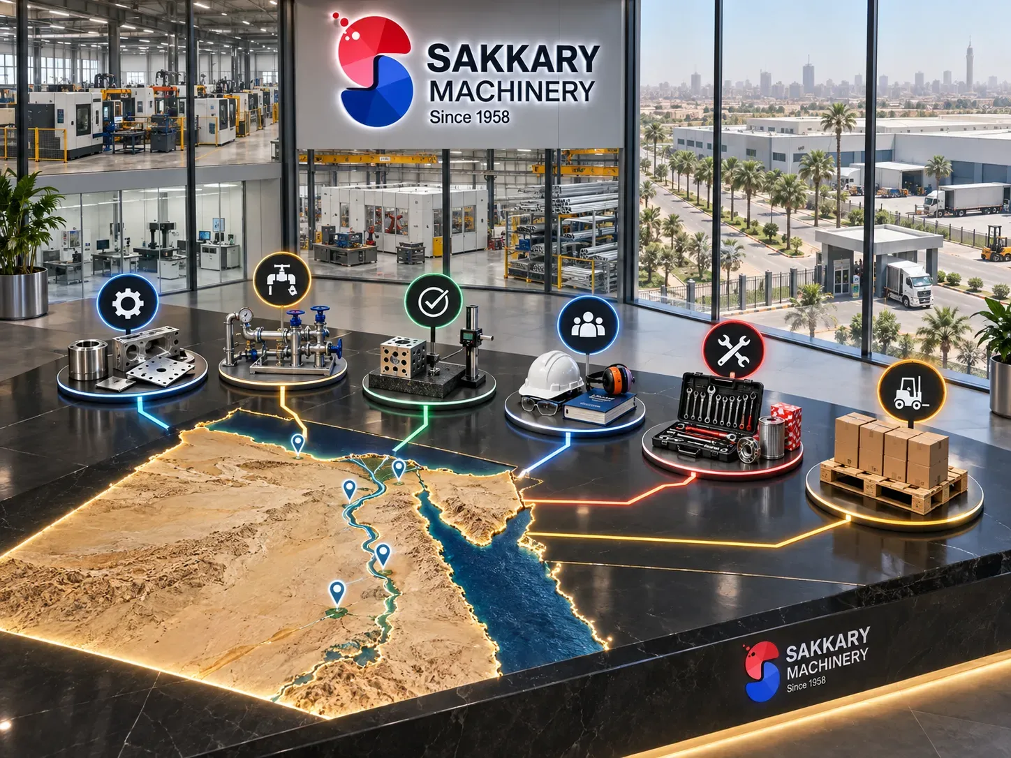Industrial planning concept for manufacturing in egypt - SAKKARY MACHINERY
