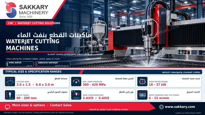 sakkary-cnc-waterjet-cutting-machines-specification-ranges