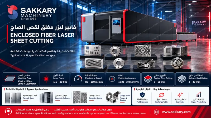 SAKKARY_Enclosed_Fiber_Laser_Sheet_Cutting_Premium