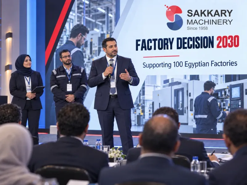 السقاري ماشينري تعلن مبادرة قرار المصنع 2030 خلال فعاليات قمة مصر للأفضل 2026