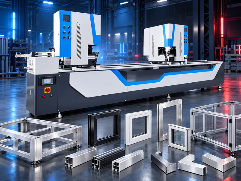 CNC aluminium profile welding machine for industrial frame fabrication