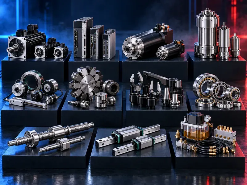 CNC machine spare parts and replacement components