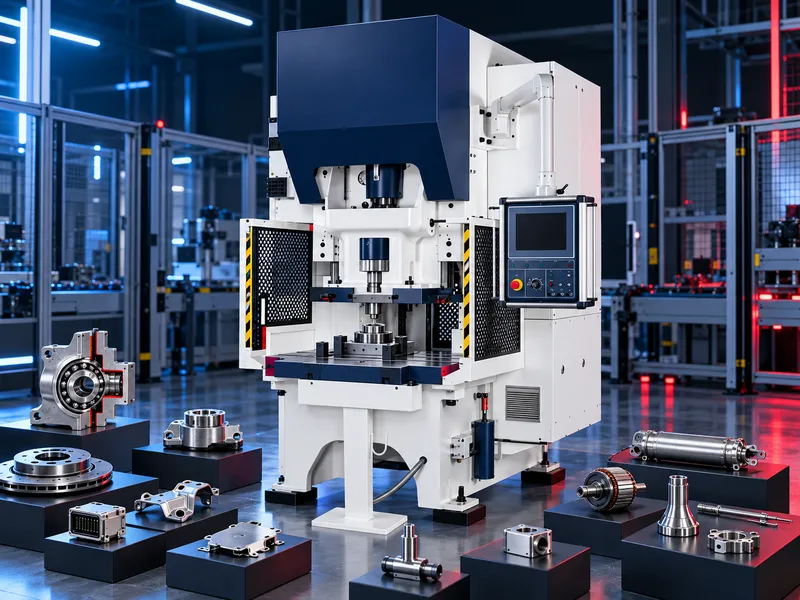 CNC servo press machine for precision pressing and assembly applications