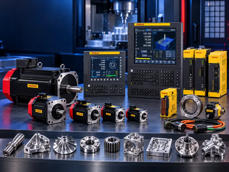 FANUC CNC control, servo drive, spindle drive, motor and machine-tool spare parts