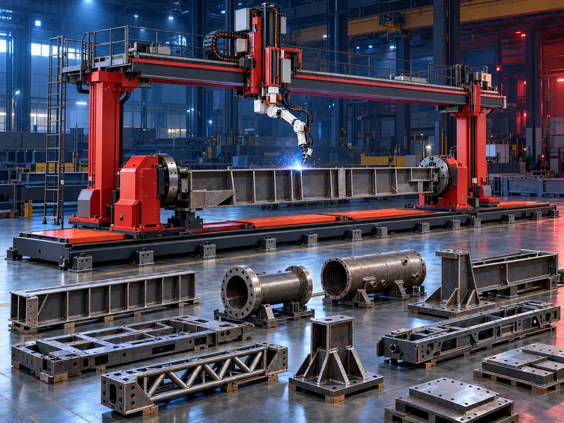 Intelligent welding robot systems with positioner, ground rail, cantilever and gantry configurations