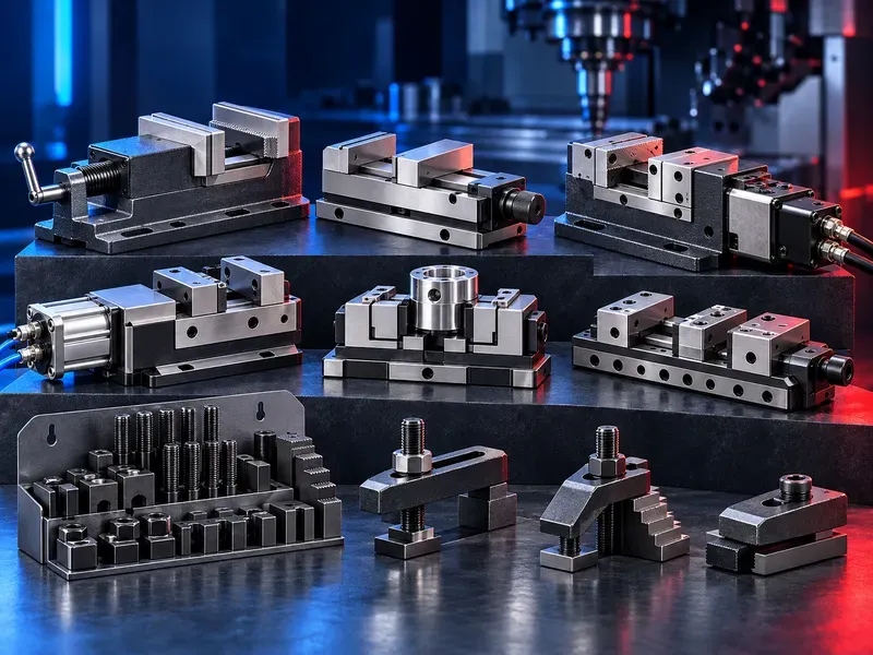 Milling and machining center workholding and clamping accessories