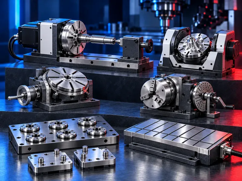 Milling and machining center workholding and clamping accessories