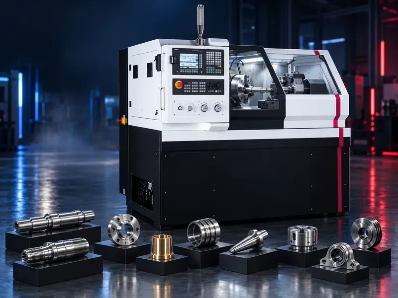 مخرطة CNC للتدريب والتعليم الفني بنظام تحكم Siemens SINUMERIK وبرج 6 أدوات