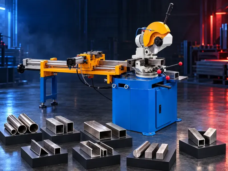 Stainless steel pipe cold saw and square tube cutting machine for metal fabrication
